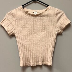 Tan crop top